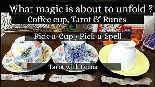 Coffee cup reading : What magic is about to unfold in your life | Pick a Cup | Tarot with Leena