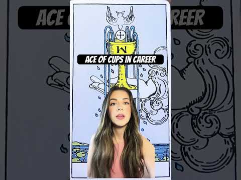 Tarot Cards in Career: Ace of Cups #tarot #tarotcardmeanings #aceofcups