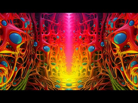 DMTPORTAL - chromatic chasm  (4K Kaleidoscopic Descent Into the Unknown)