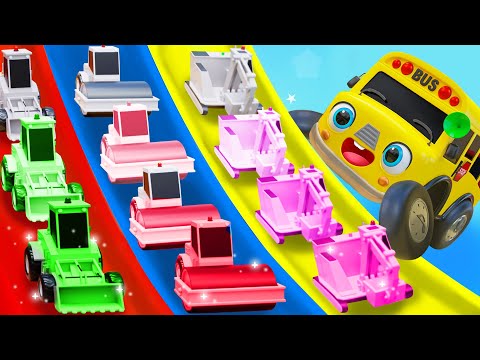 Play with Toys Cars | Painting Toys | Learn While Playing | Nursery Rhymes & Kids Song - Baby Car TV