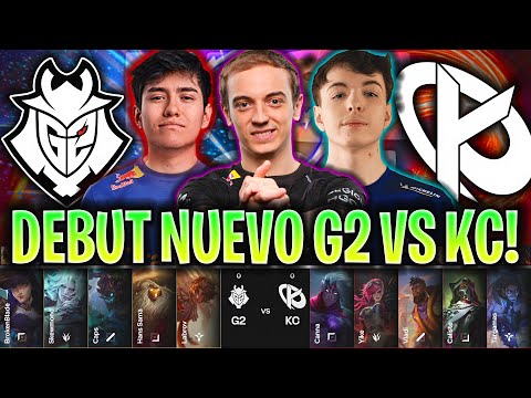 DEBUT DEL NUEVO G2 CONTRA NUEVO KARMINE CORP! *ÉPICO!*  | G2 vs KC RED BULL SHOWMATCH 2024