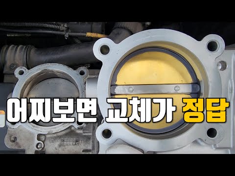 25만키로만에 스로틀바디(ETC) 교체