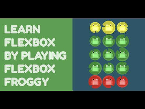 Learn HTML Flexbox by playing this game - Flexbox Froggy