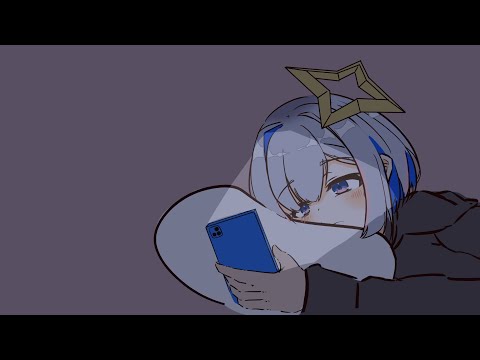 【手描き】眠そうなかなたんが可愛すぎる