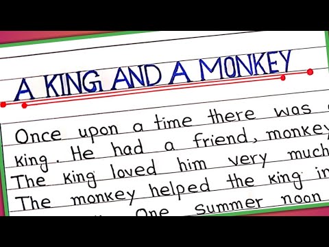 Story: A King and a Monkey || Moral story || The King and the foolish Monkey story