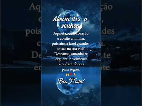 Boa noite Deus abençoe sempre sua vida e sua família... Ótimo final de semana