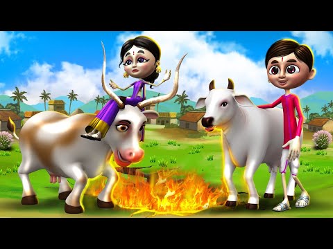 जादुई गाय का बदला - Magic Cow Revenge Story | Hindi Kahaniya Comedy Hindi Moral Stories JOJO TV