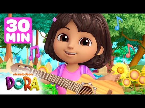 Dora's Sing Along Song Marathon! #2 🎶 30 Minutes of Circle Time Songs | Dora & Friends