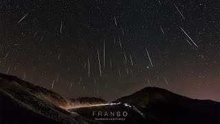 Geminids Meteor Shower 雙子座流星雨 2015 Timelapse