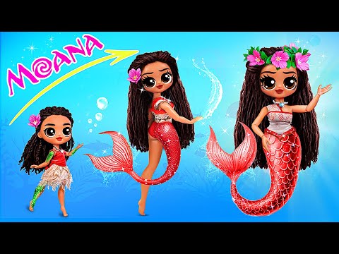 Moana 2 – Hành Trình Trở Thành Tiên Cá! 32 Ý Tưởng Thủ Công Thú Vị