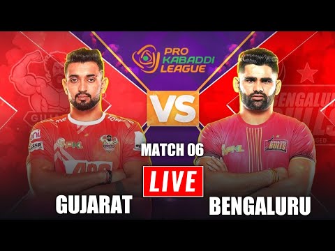 PKL Live | Pro Kabaddi 2024 Live | Gujarat Giants vs Bengaluru Bulls Live Kabaddi PKL Season 11 Live