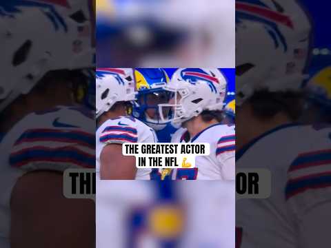 Josh Allen is the greatest actor in the NFL 😂