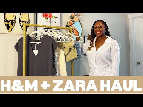 H&M + ZARA SALE HAUL |  MY FIRST PAIR OF DESIGNER SHOES #zara #zarasale #hmhaul #designershoes