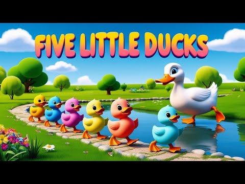 "Dive into Fun! 🎶 Five Little Ducks Nursery Rhymes - Must-Watch for Kids!"