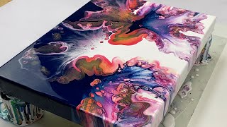 138. Cosmic Serenade | Dutch Pour | Acrylic Pouring Tutorial