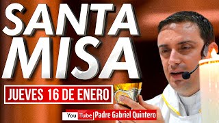 💒 Santa Misa de hoy jueves 16 de enero de 2025 | MISA DE HOY EUCARISTÍA DE HOY EN VIVO Padre Gabriel