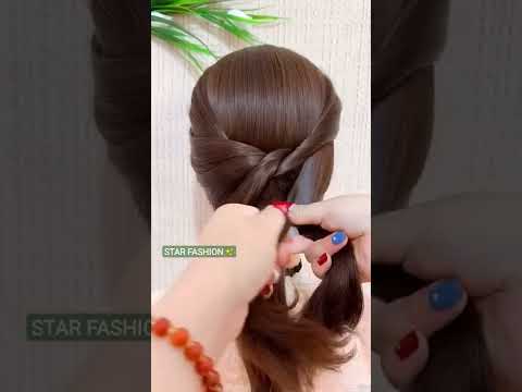 Beautiful & Easy Bun Hairstyle❤✨|| Quick Bun Hairstyle hacks❤||Cute Hairstyle For Girls❤|| Bun Hack✨