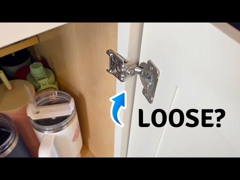 How to Fix a Loose Cabinet Door, Method 1