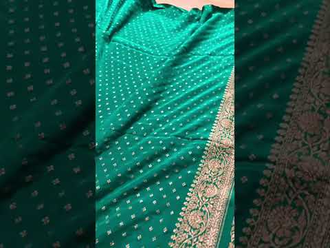 Pure handloom crepe banarasi saree… #crepebanarasi #crepesarees #banarasisilk #handloomsofindia