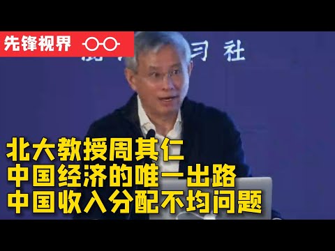 北大教授周其仁谈中国经济的唯一出路——中国的收入分配不均问题