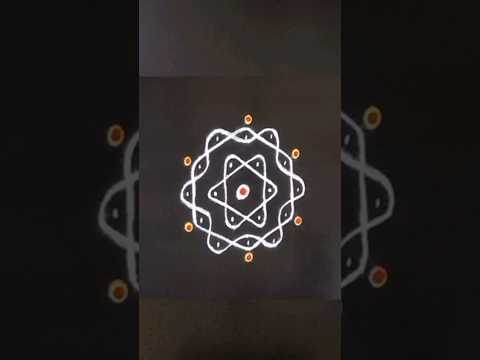 5 dots rangoli #chukkirangoli #kambikolam #easyrangoli #melikalamuggulu #rangoli