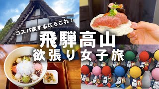 【飛騨高山 観光】旅行会社で働く女子のvlog/おすすめグルメ/飛騨牛/飛騨の里/さるぼぼ