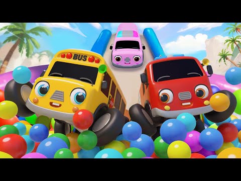 Time to Play Color Slide | Slide Song With Learn Vegetables | Nursery Rhymes & Kids Songs - Baby Car