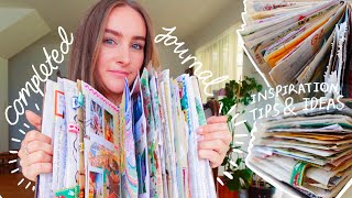 completed junk journal flip through ✿ tips, tricks and ideas for your journal