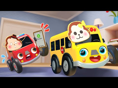 Five Little Monkey Cars | Learn Good Habits For Kids | Nursery Rhymes & Kids Song - Baby Car Song TV