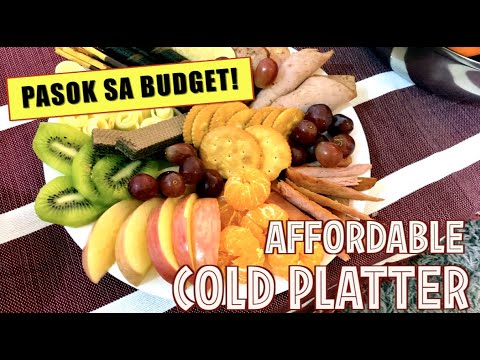 HOW TO MAKE A COLD PLATTER (VERY AFFORDABLE) | Miss Menchie