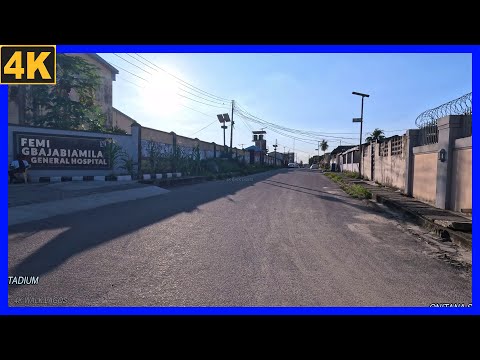 🇳🇬🚶‍♂️Surulere -Barracks/Stadium| Iyun Rd,Onitana,,Aralile,4K Walking Tour| Lagos🌍