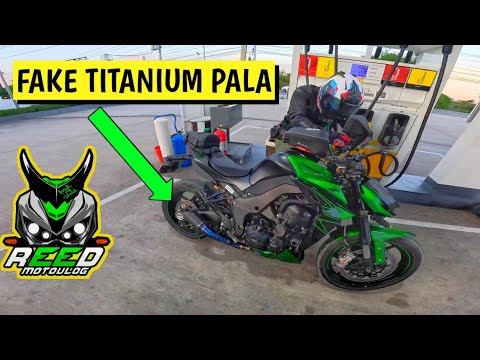 FAKE TITANIUM EXHAUST FOR Z1000