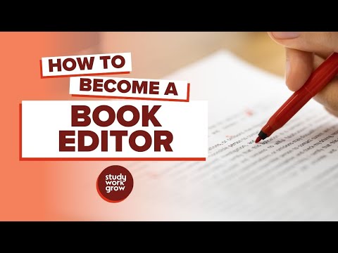 How to become a Book Editor