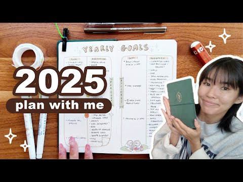 My 2025 small art business plan 🌱 my bullet journal & Notion, revenue goals, planning shop updates