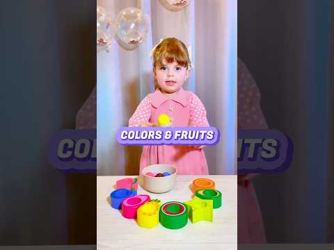 Learn Colors & Fruits | Sorting Game for Toddlers #kidseducation