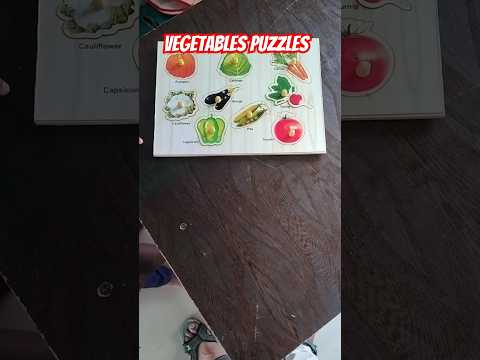 Vegetables puzzle game| सब्जियों का मजेदार पजल गेम | vegetables tlm🍎🍆