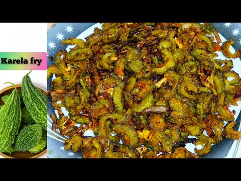 Karela fry | Crispy Karela Fry | कुरकुरे करेला | Bitter gourd fry | Stir fry karela recipe #RFoodInn