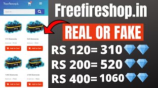 best cheapest double diamond topup site | freefireshop.in real or fake | fraud website reveal