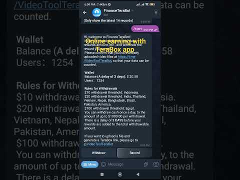 #terabox TeraBox Online Earning Proof Part 19 #ytshorts #earning #shorts