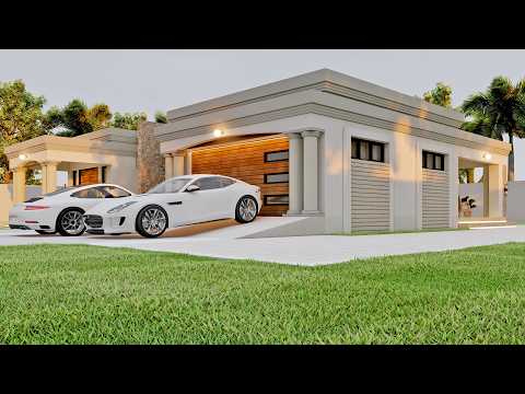 Budget-Friendly House Design with Flat Roof - Simple Life |2 Bedrooms