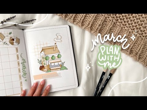 PLAN WITH ME ~ March 2022 Bullet Journal Setup