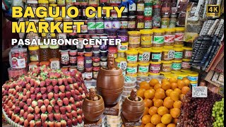 [4K] EXPLORING BAGUIO'S PASALUBONG CENTER | Top Souvenirs & Local Finds at the Baguio City Market!