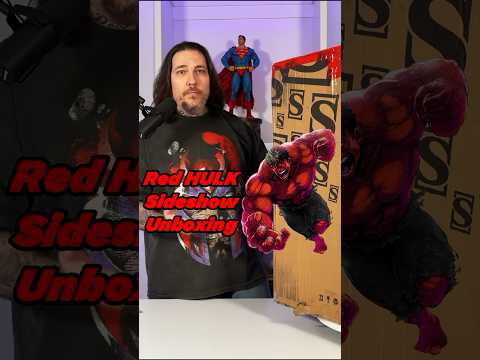 Red Hulk comes SMASHING through in the Unboxing #RedHulk #Marvel #captainamericabravenewworld