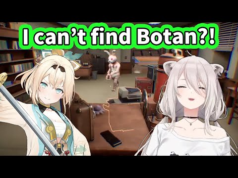 Botan achieves Sneak 100 vs Iroha in Propnight Collab [ENG Subbed Hololive]