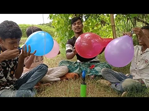 Have fun blowing up balloons And smile and be happy। kids episode-5