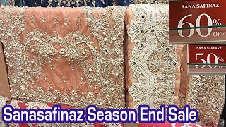 Sana Safinaz Sale 60% OFF ll  Sanasafinaz sale 2024 ll Luxury Collection in Sale Now