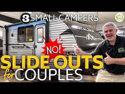 3 Small Couples Campers: Full Bathrooms and No Slide Outs: 2024 Models