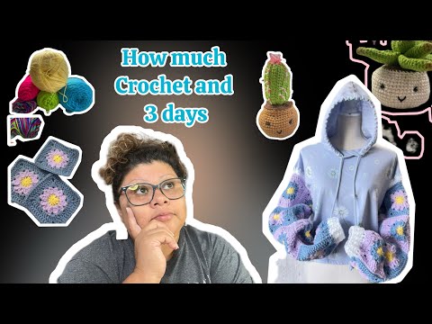 How much i crochet and 3 Days - amigurumi & shopping hobby lobby #crochet #amigurumi #hobbylobby