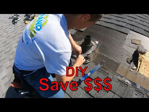 DIY Roof Leak and Pipe Boot Flashing Repair. It's not hard!