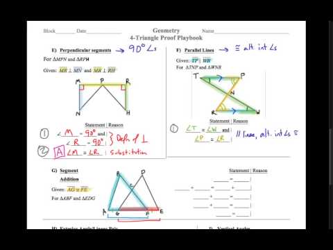 geometry triangle proof playbook